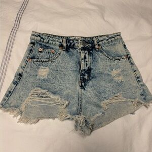 signature 8 jean shorts